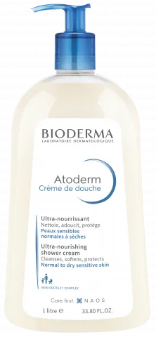 BIODERMA product photo, Atoderm Creme de douche 1L, shower cream for dry skin