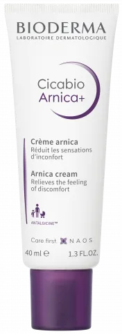 BIODERMA product photo, Cicabio Arnica+ 40ml, arnica cream for irritated skin