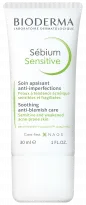 BIODERMA tootepilt, Sebium Sensitive 30ml, treatment for acne prone skin