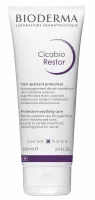 BIODERMA product photo, Cicabio Restor T100ml, protective soothing care for weakened skin by cancer treatments